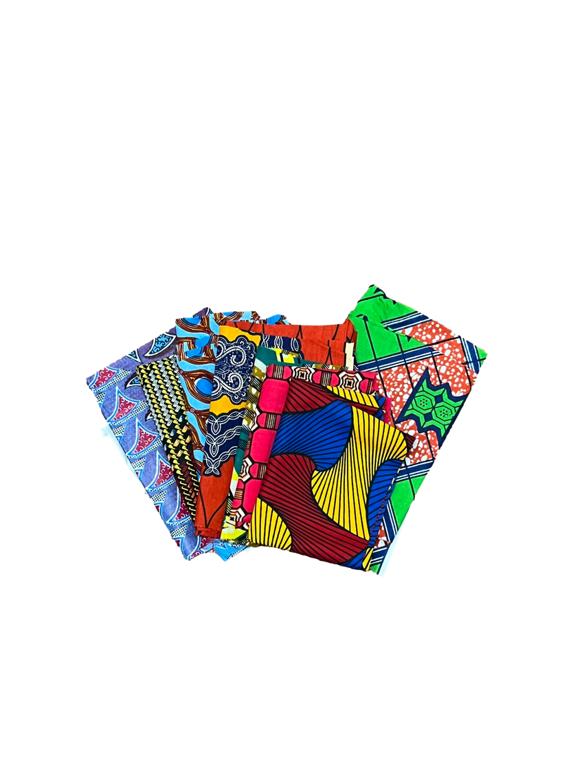 Out of Africa Cotton Wax Print Remnant Packs